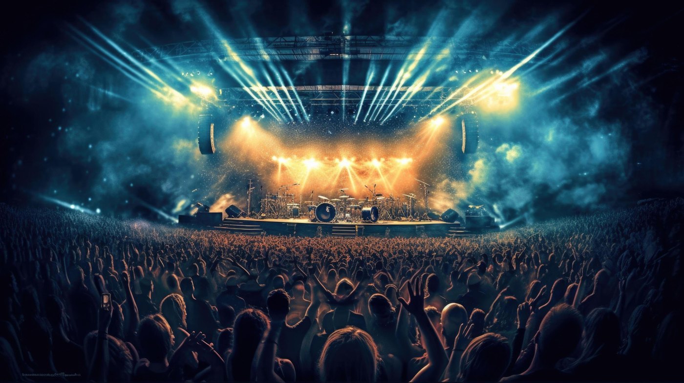 Concierto de metal progresivo en vivo